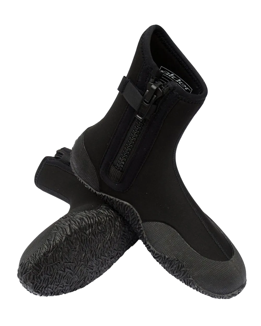 5mm Zipped Wetsuit Boots in Black