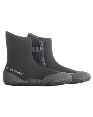 5mm Zipped Wetsuit Boots in Black