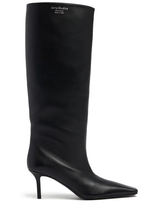 Acne Studios   70mm Bezither leather tall boots 