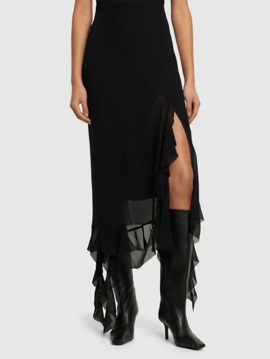 Acne Studios   70mm Bezither leather tall boots 