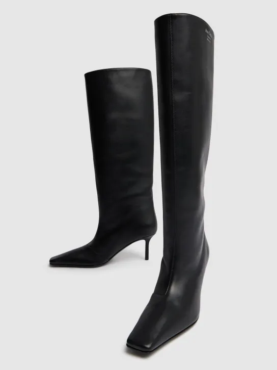 Acne Studios   70mm Bezither leather tall boots 