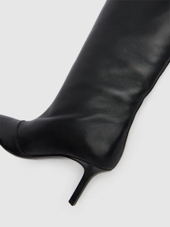 Acne Studios   70mm Bezither leather tall boots 