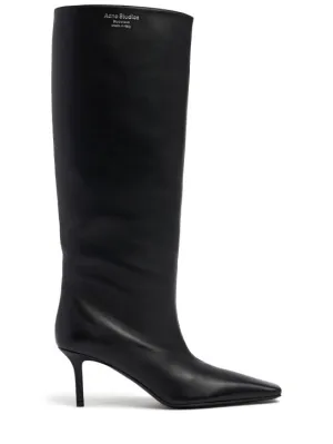 Acne Studios   70mm Bezither leather tall boots 