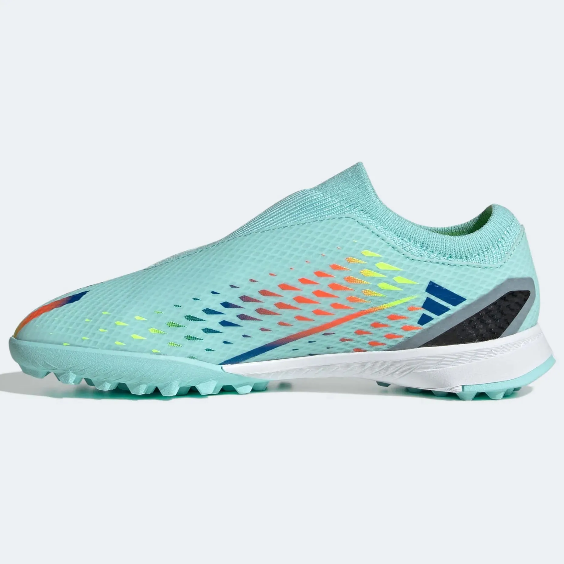 adidas Jr X Speedportal.3 LL Turf J - Aqua-Blue