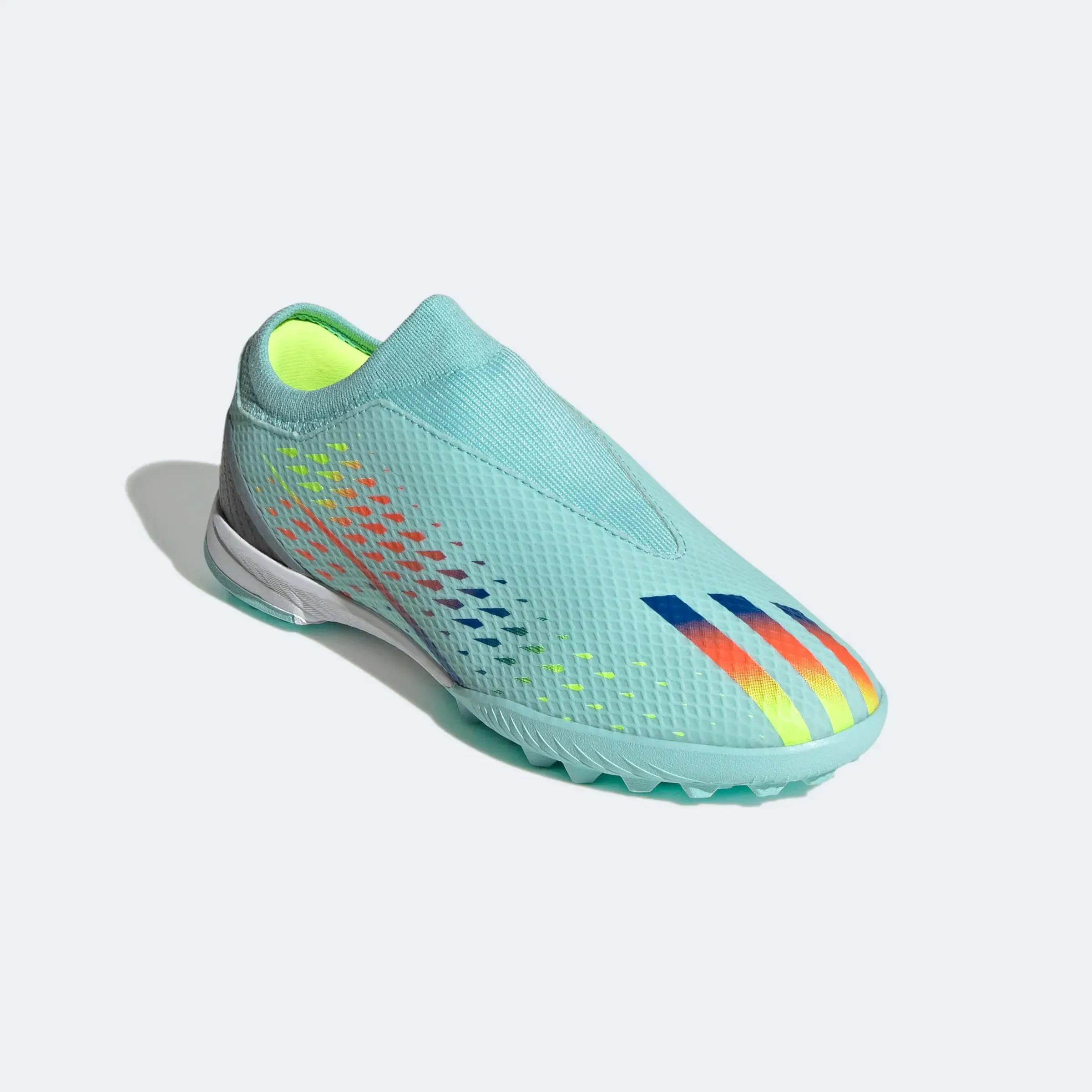adidas Jr X Speedportal.3 LL Turf J - Aqua-Blue