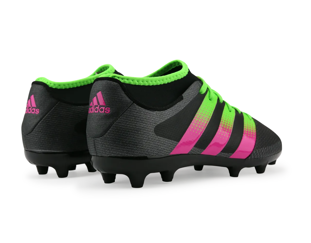 adidas Kids ACE 16.3 Primemesh FG/AG Black/Solar Green/Shock Pink