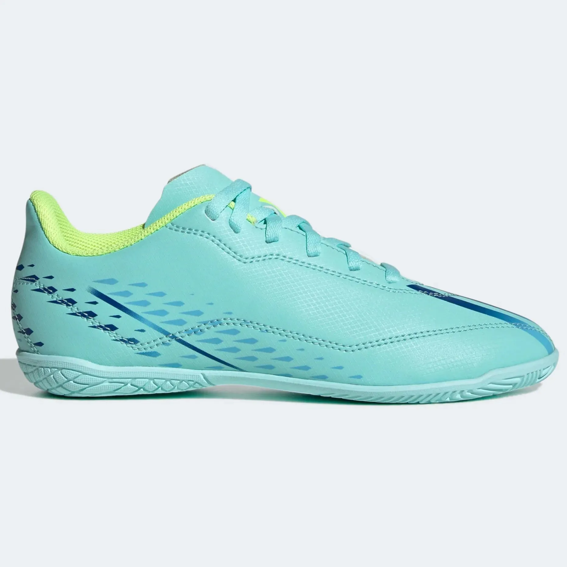 adidas Kids X Speedportal.4 Indoor J - Aqua-Blue-Yellow