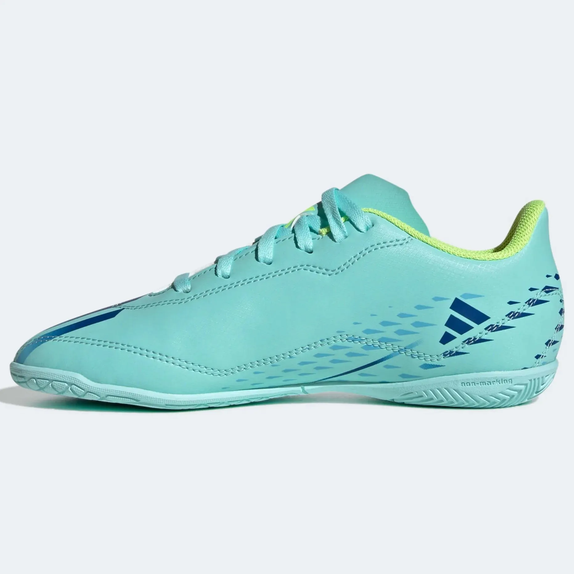 adidas Kids X Speedportal.4 Indoor J - Aqua-Blue-Yellow