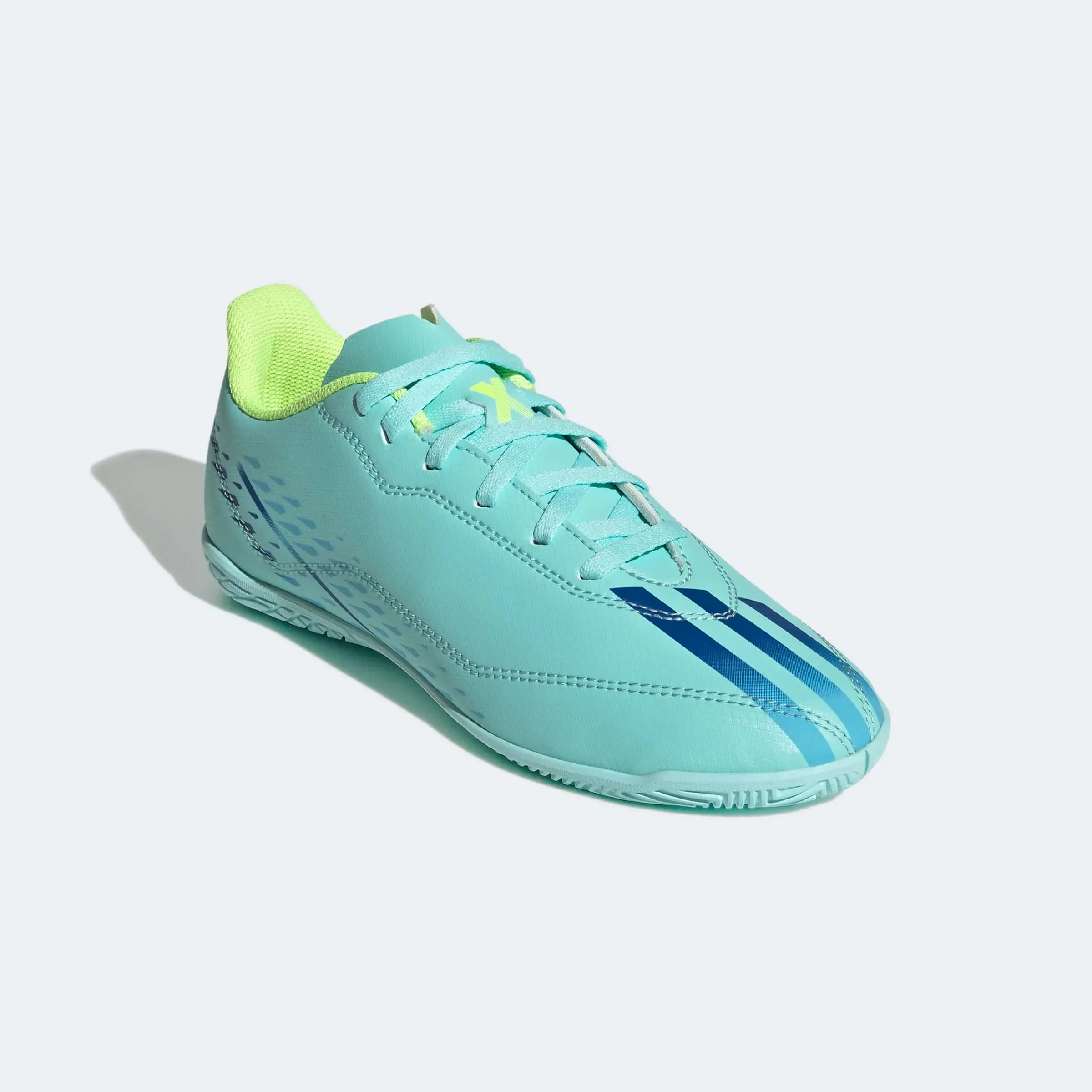 adidas Kids X Speedportal.4 Indoor J - Aqua-Blue-Yellow