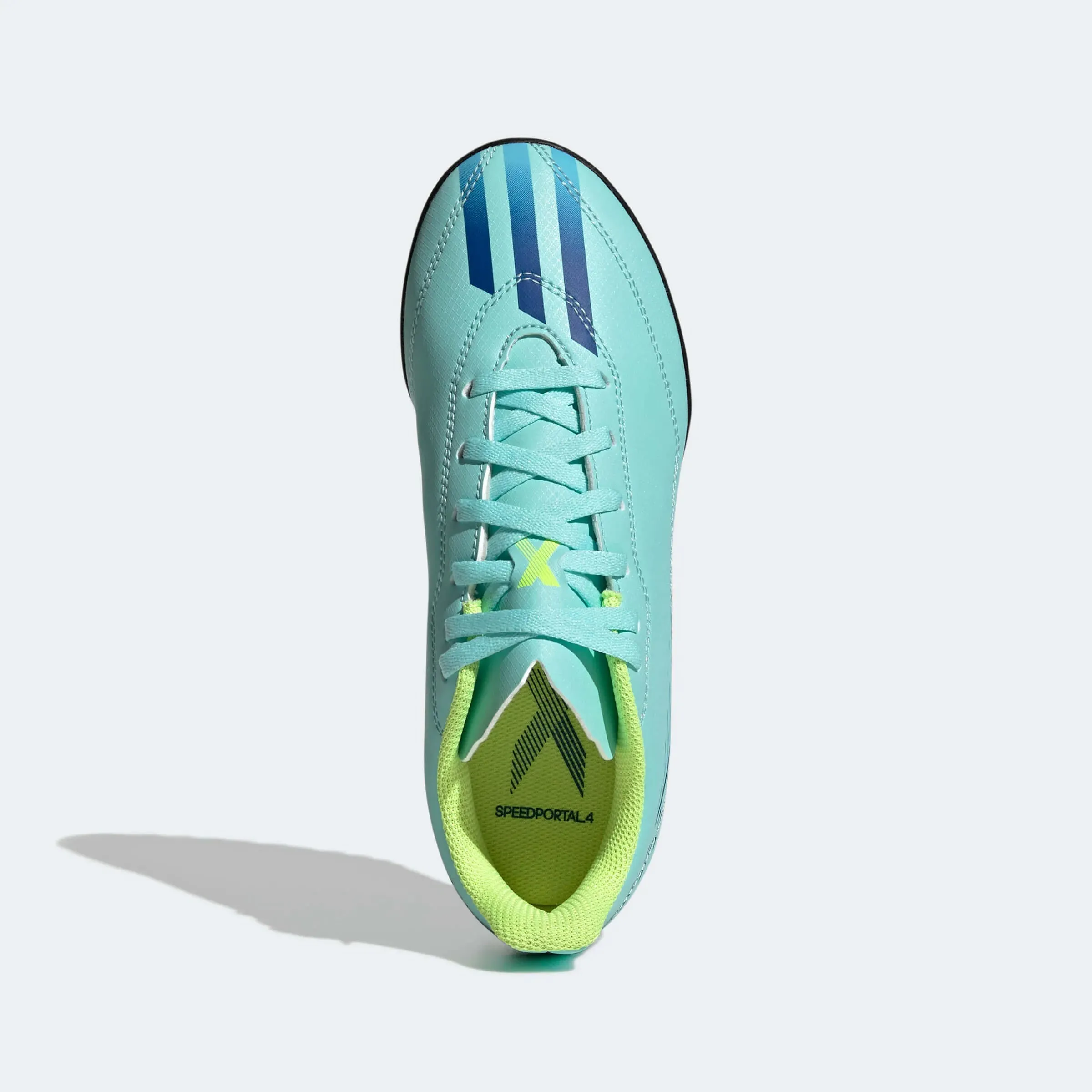 adidas Kids X Speedportal.4 Turf J - Aqua-Blue