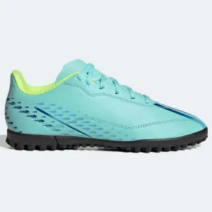 adidas Kids X Speedportal.4 Turf J - Aqua-Blue