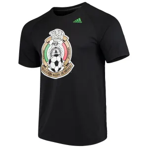ADIDAS MEXICO "SELECCION NATIONAL" CREST LOGO TEE-BLACK