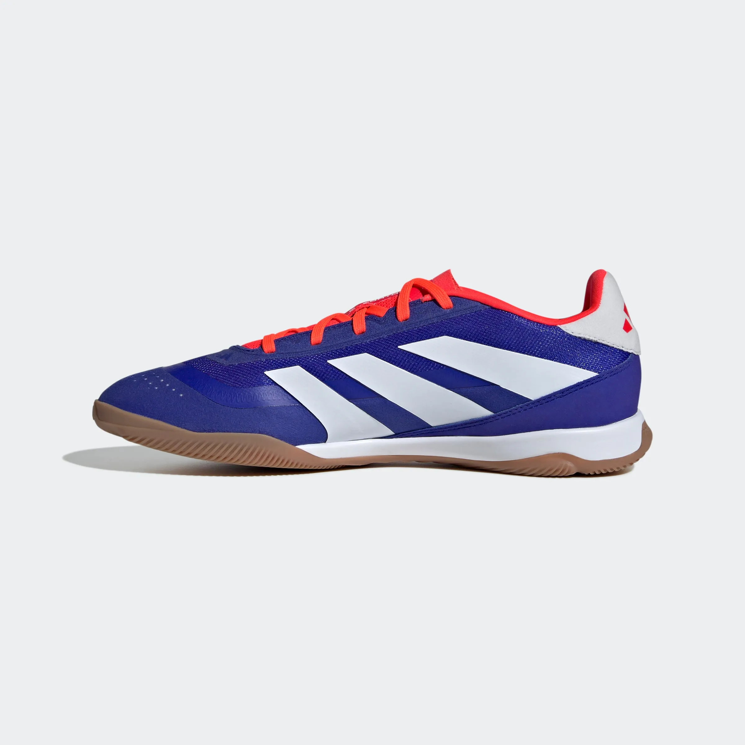 adidas Predator League Indoor Soccer Shoes | Lucid Blue-Cloud White-Solar Red | Men's