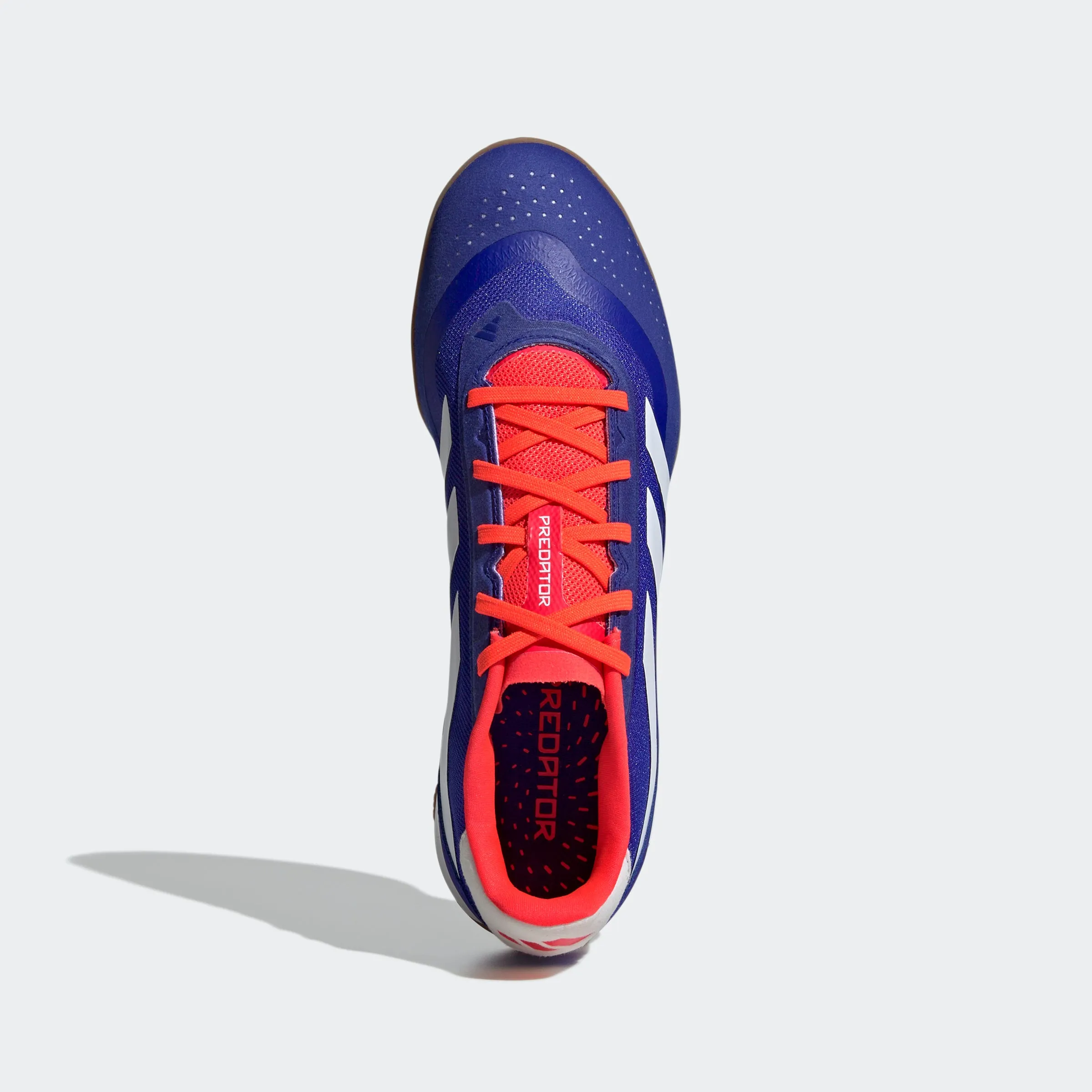 adidas Predator League Indoor Soccer Shoes | Lucid Blue-Cloud White-Solar Red | Men's