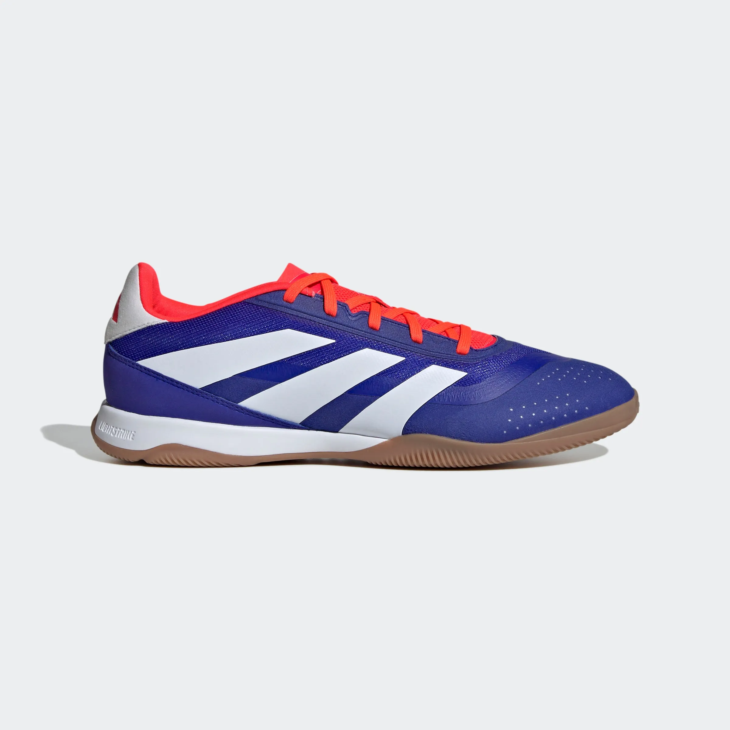 adidas Predator League Indoor Soccer Shoes | Lucid Blue-Cloud White-Solar Red | Men's