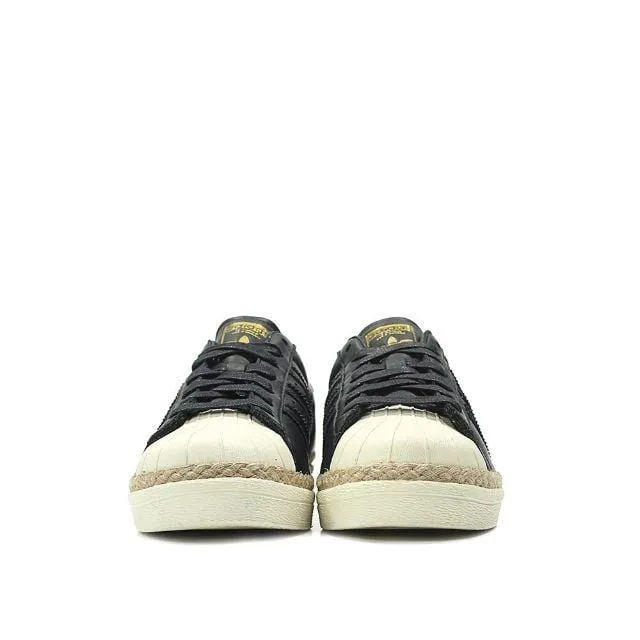 Adidas Superstar 80S New Bold Women Original Shoes Black /White Cq2365