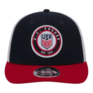 Adult New Era USMNT 9Fifty Throwback Navy Hat