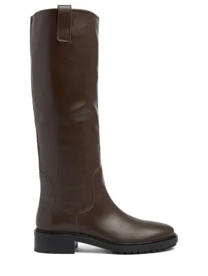 Aeyde   45mm Henry leather tall boots 