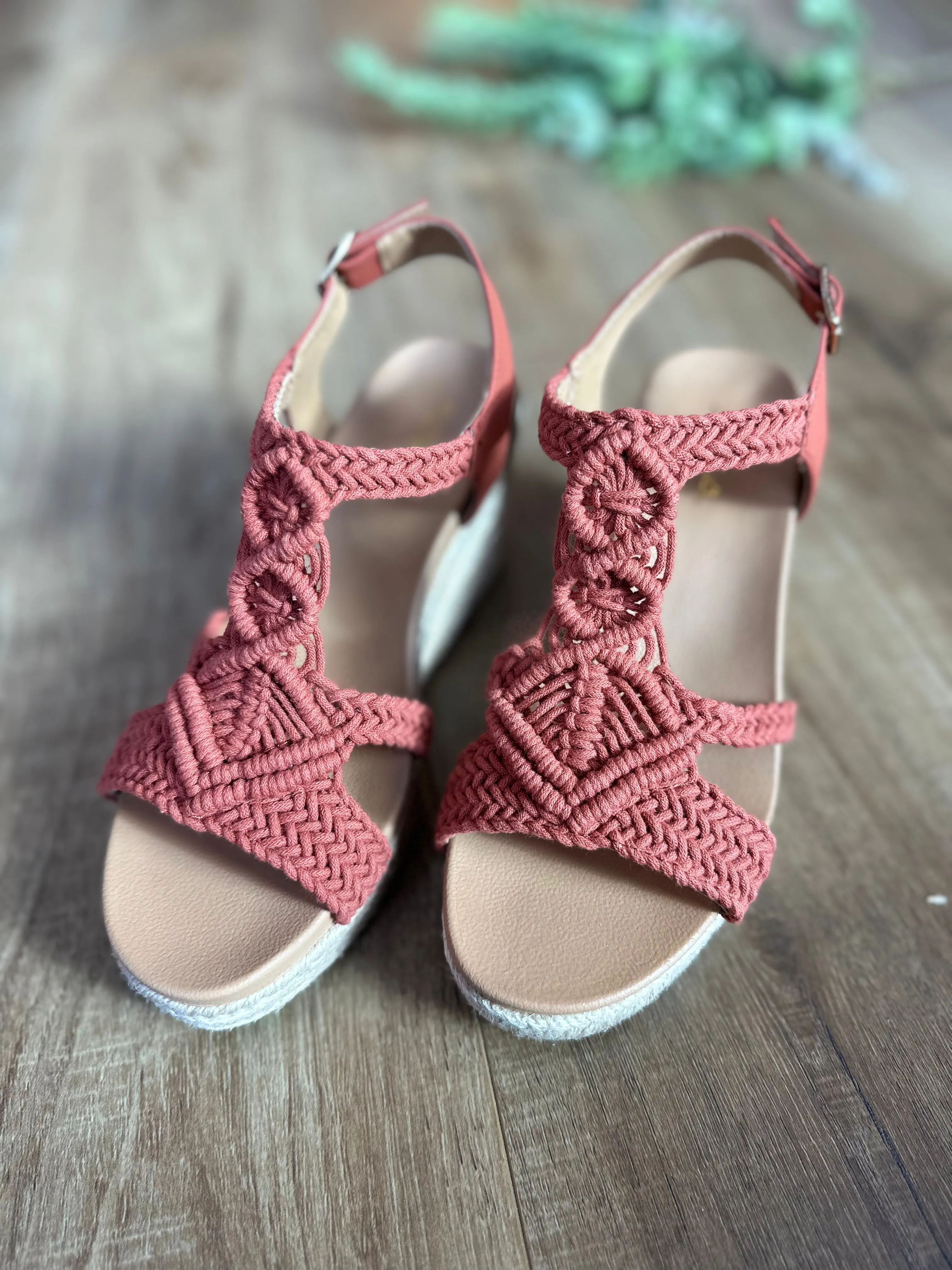 Aisha Woven Wedge Sandal