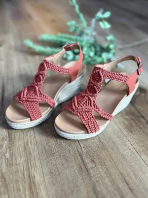 Aisha Woven Wedge Sandal