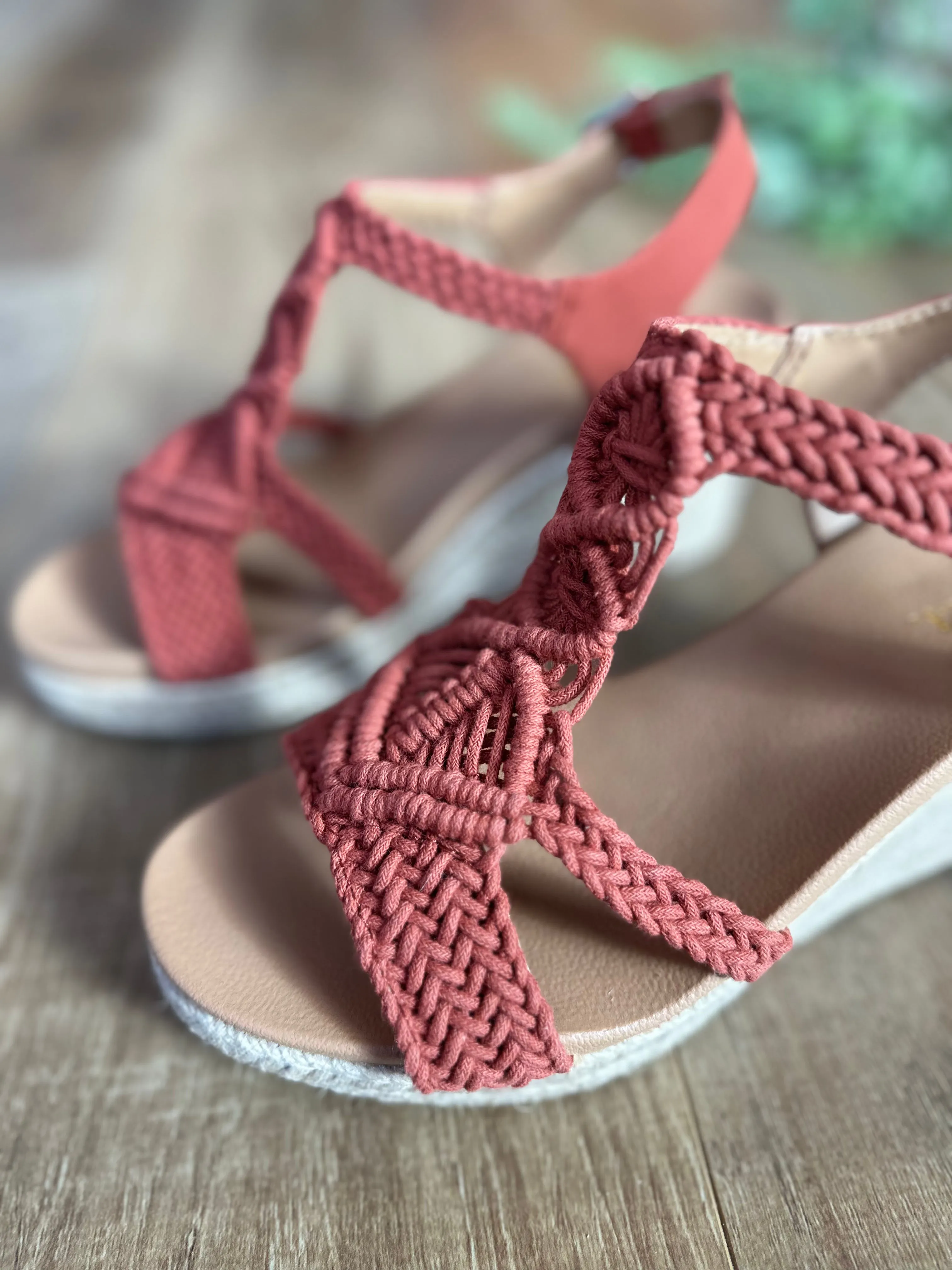 Aisha Woven Wedge Sandal
