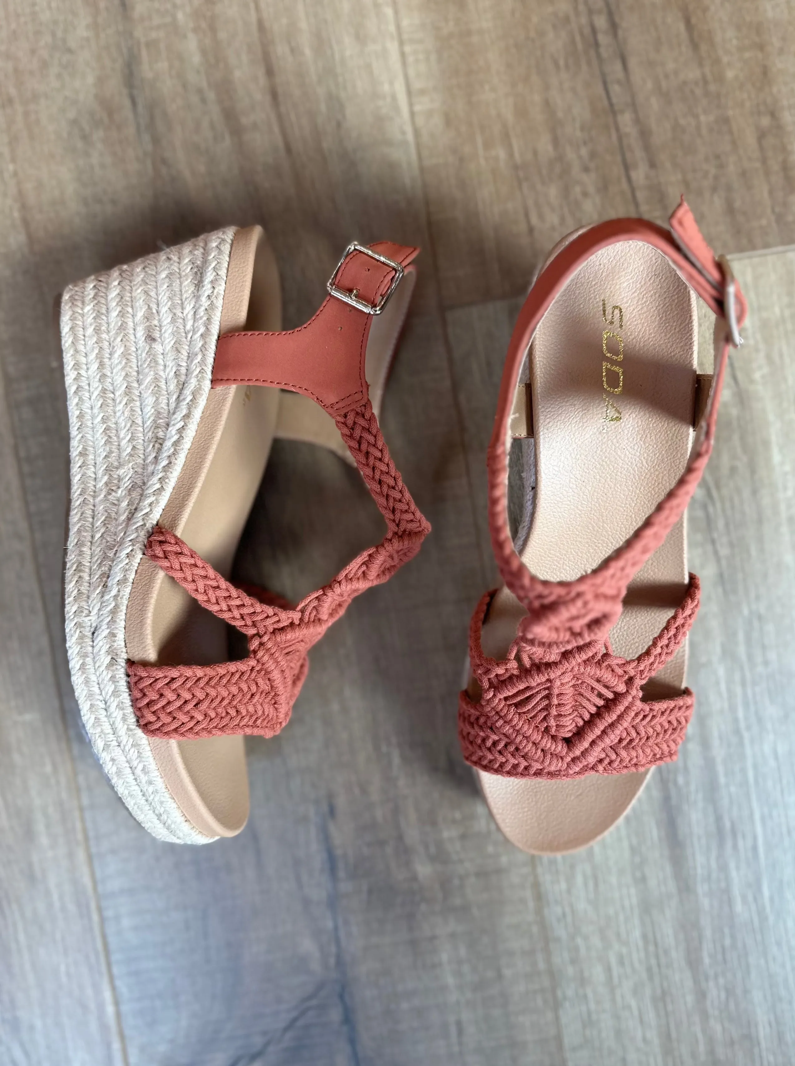 Aisha Woven Wedge Sandal