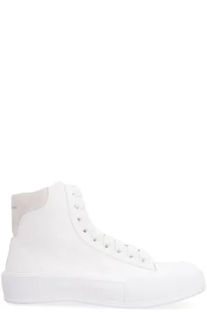 Alexander McQueen High-Top Deck Sneakers