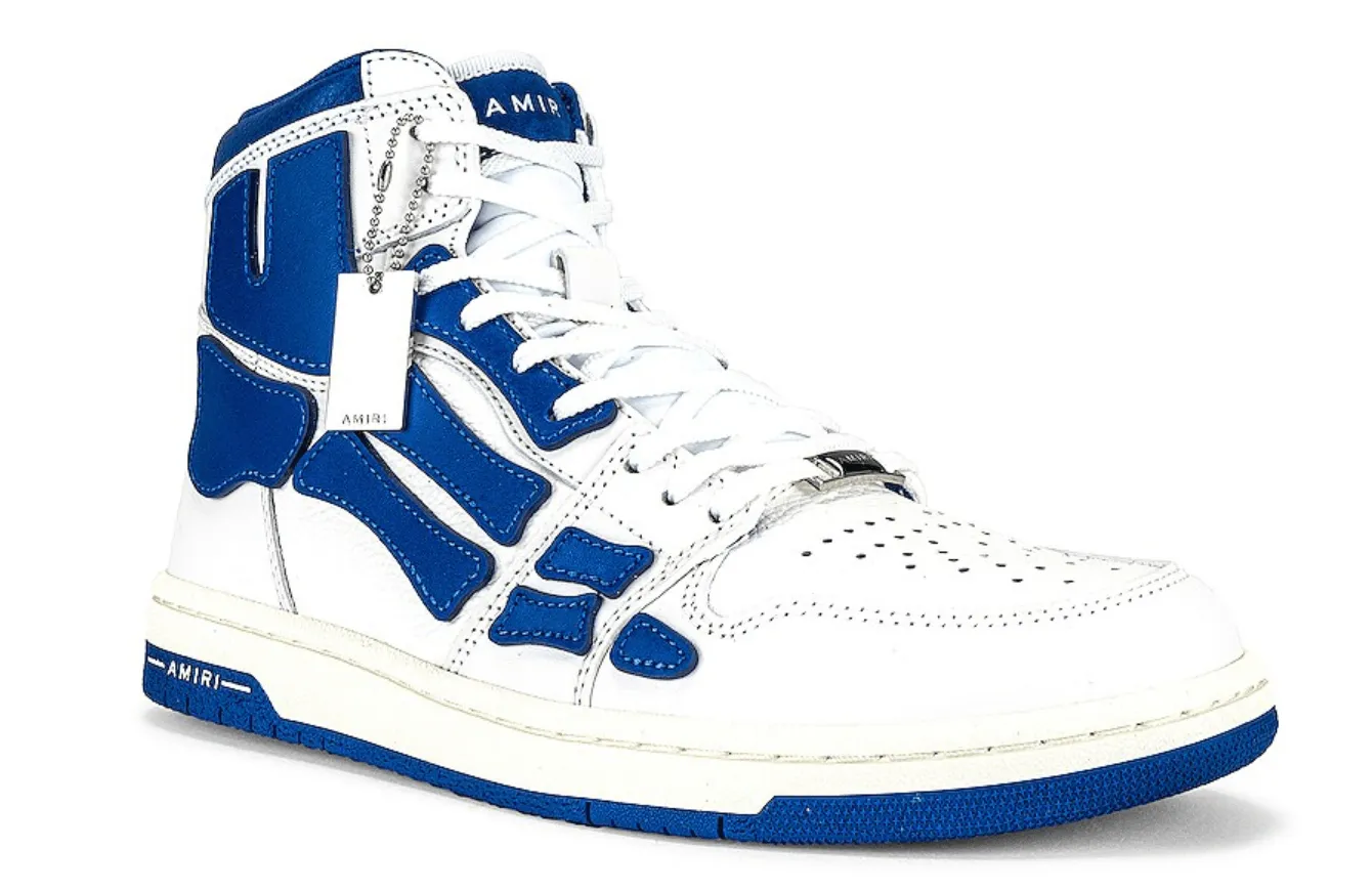 Amiri Skel Top Sneaker High White Blue