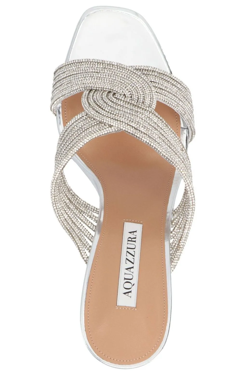 Aquazzura Woven Detailed Slip-On Mules