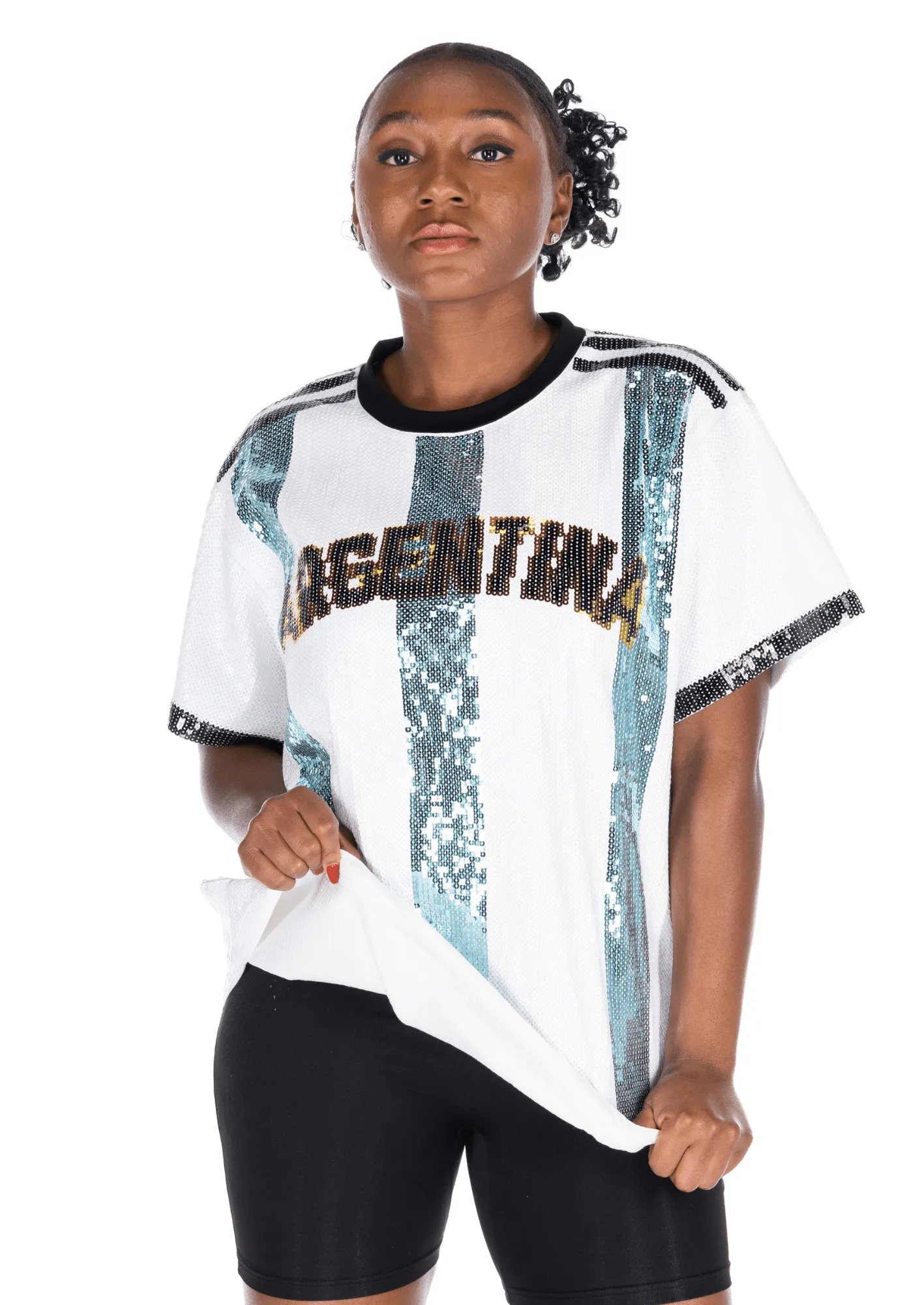 Argentina Soccer Sequin Shirt