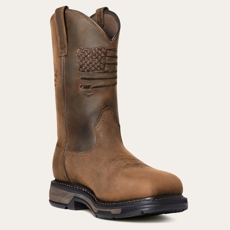 Ariat WorkHog XT Patriot Waterproof Carbon Toe Work Boot Style 10036002