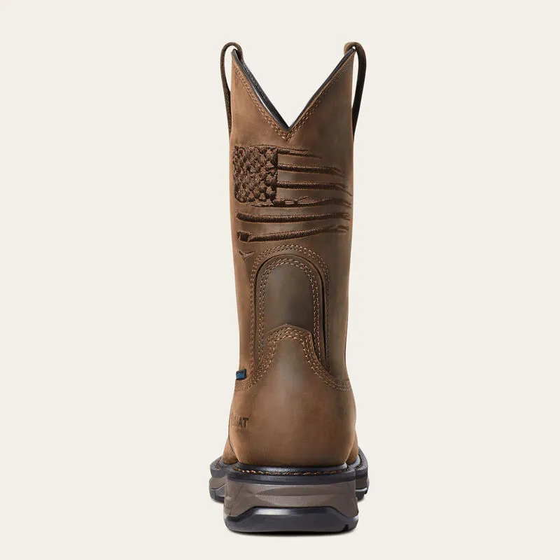 Ariat WorkHog XT Patriot Waterproof Carbon Toe Work Boot Style 10036002