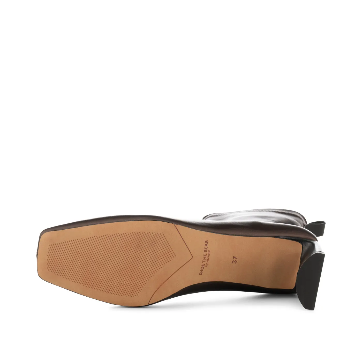 Arlo bootie satin - BROWN SATIN