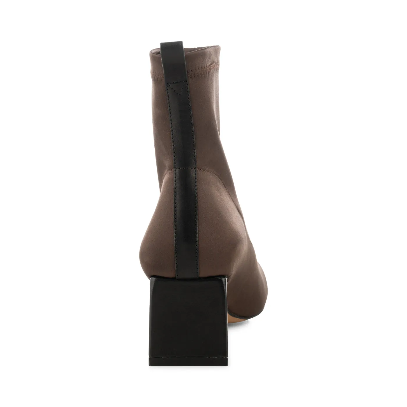 Arlo bootie satin - BROWN SATIN