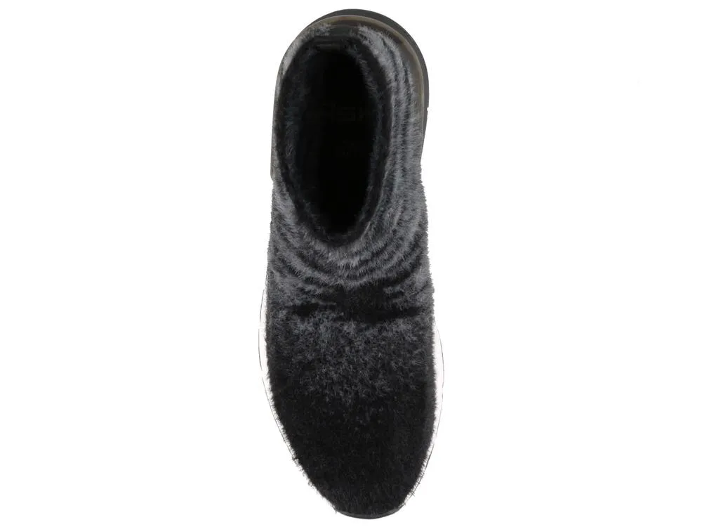 Ash King Fur Detail High Top Sneakers