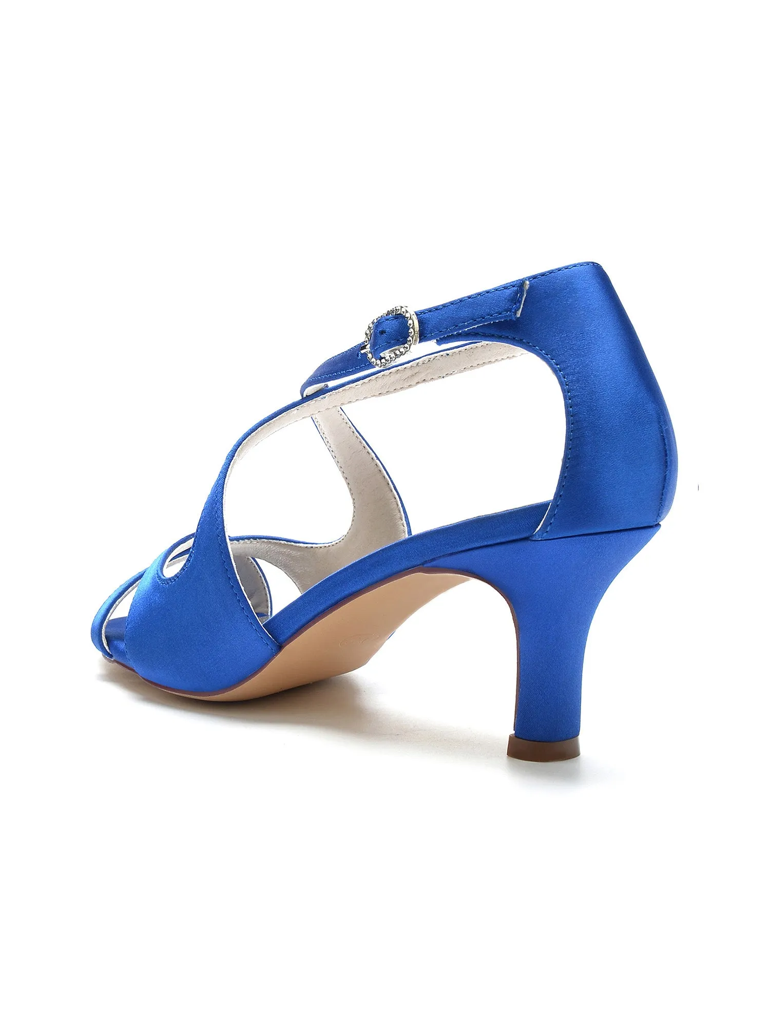 Asymmetrical Strappy One-strap Buckle Pumps