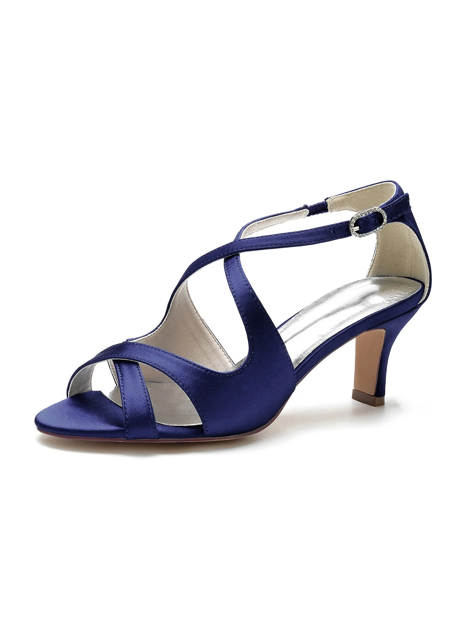 Asymmetrical Strappy One-strap Buckle Pumps