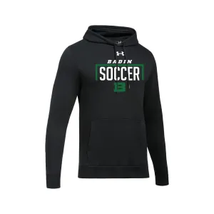 Badin Soccer - UA Hustle Fleece Hoody (Black)