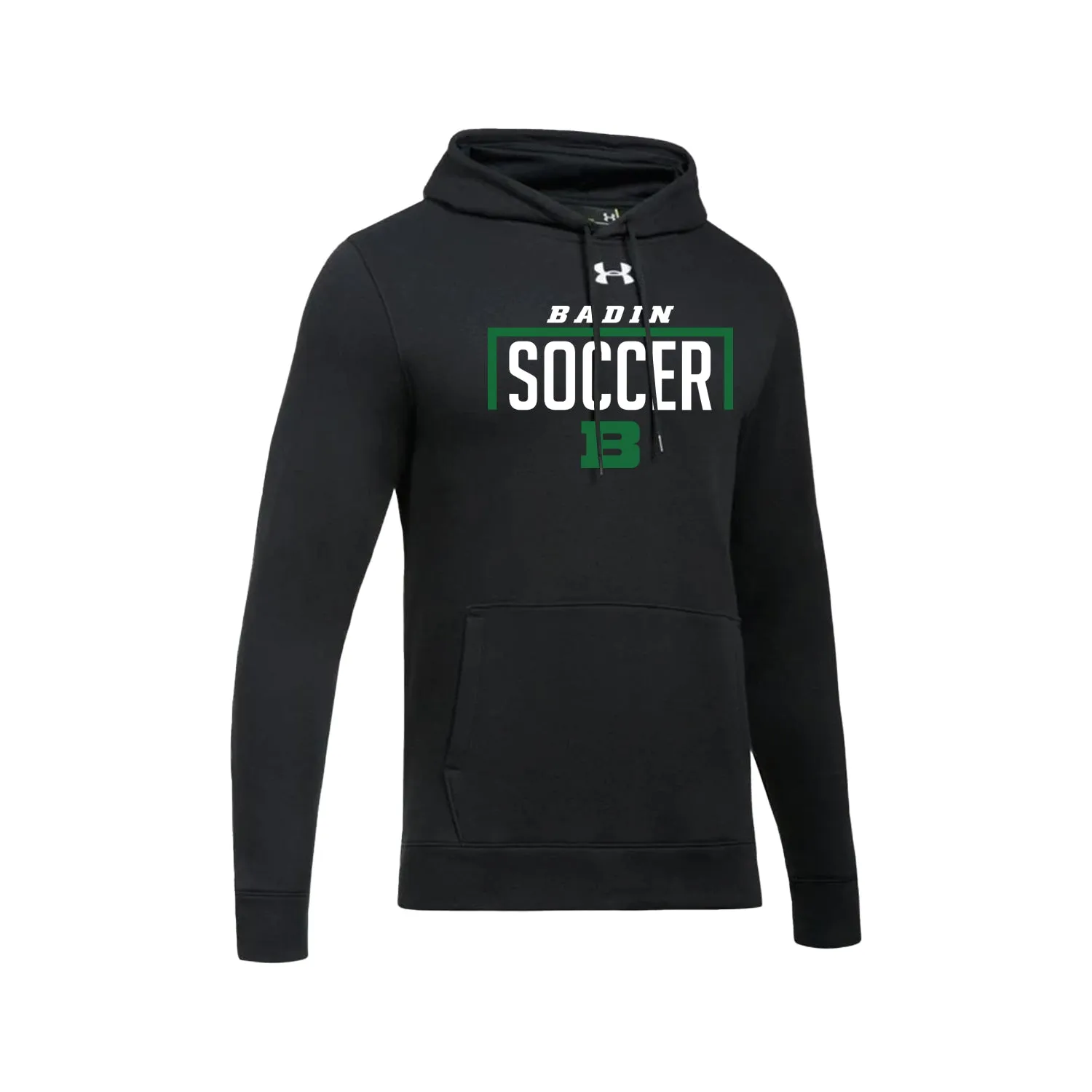 Badin Soccer - UA Hustle Fleece Hoody (Black)