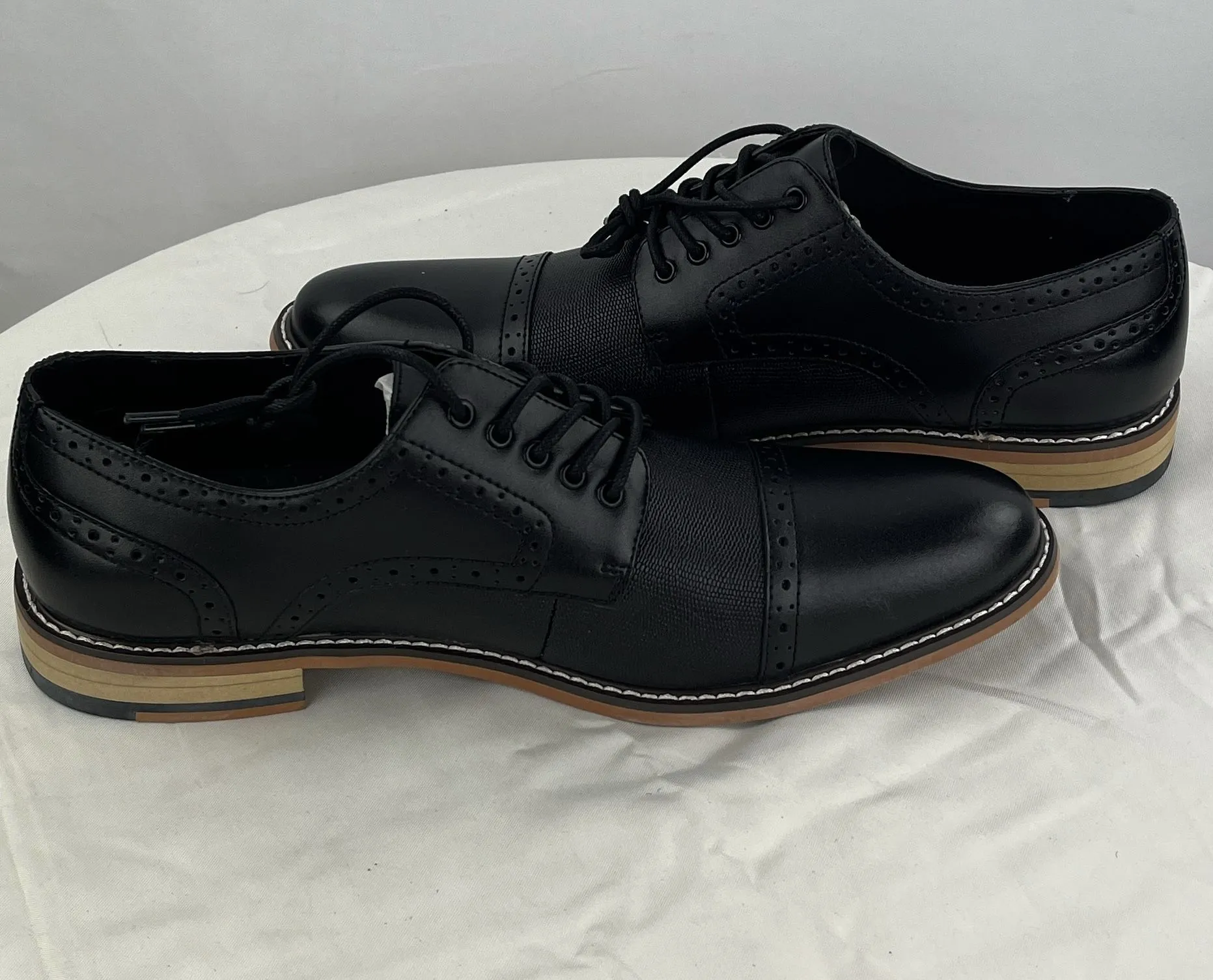 Bar III Men's Black Parker 42101 Dress Oxford Shoes Size11M NIB