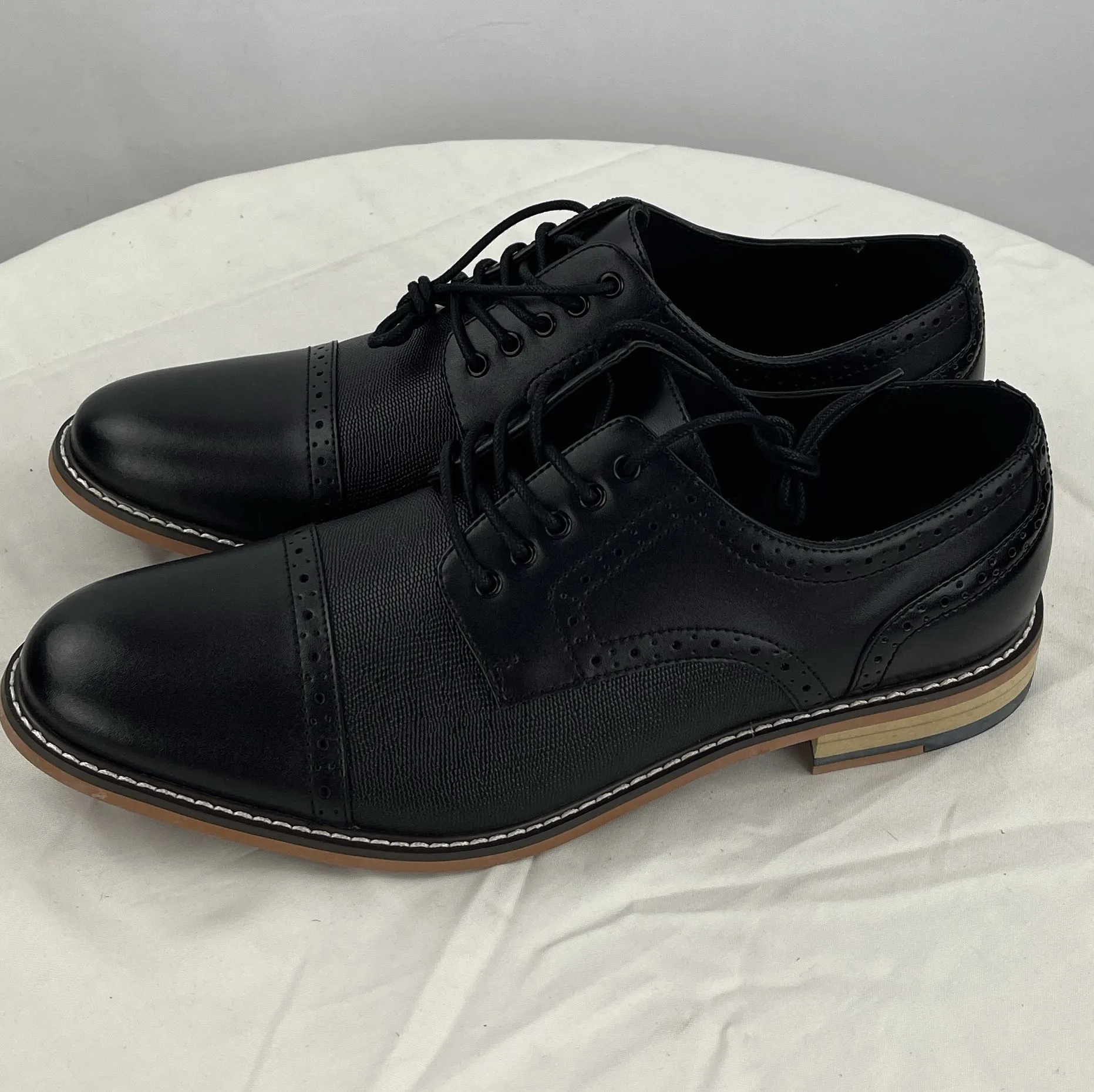 Bar III Men's Black Parker 42101 Dress Oxford Shoes Size11M NIB