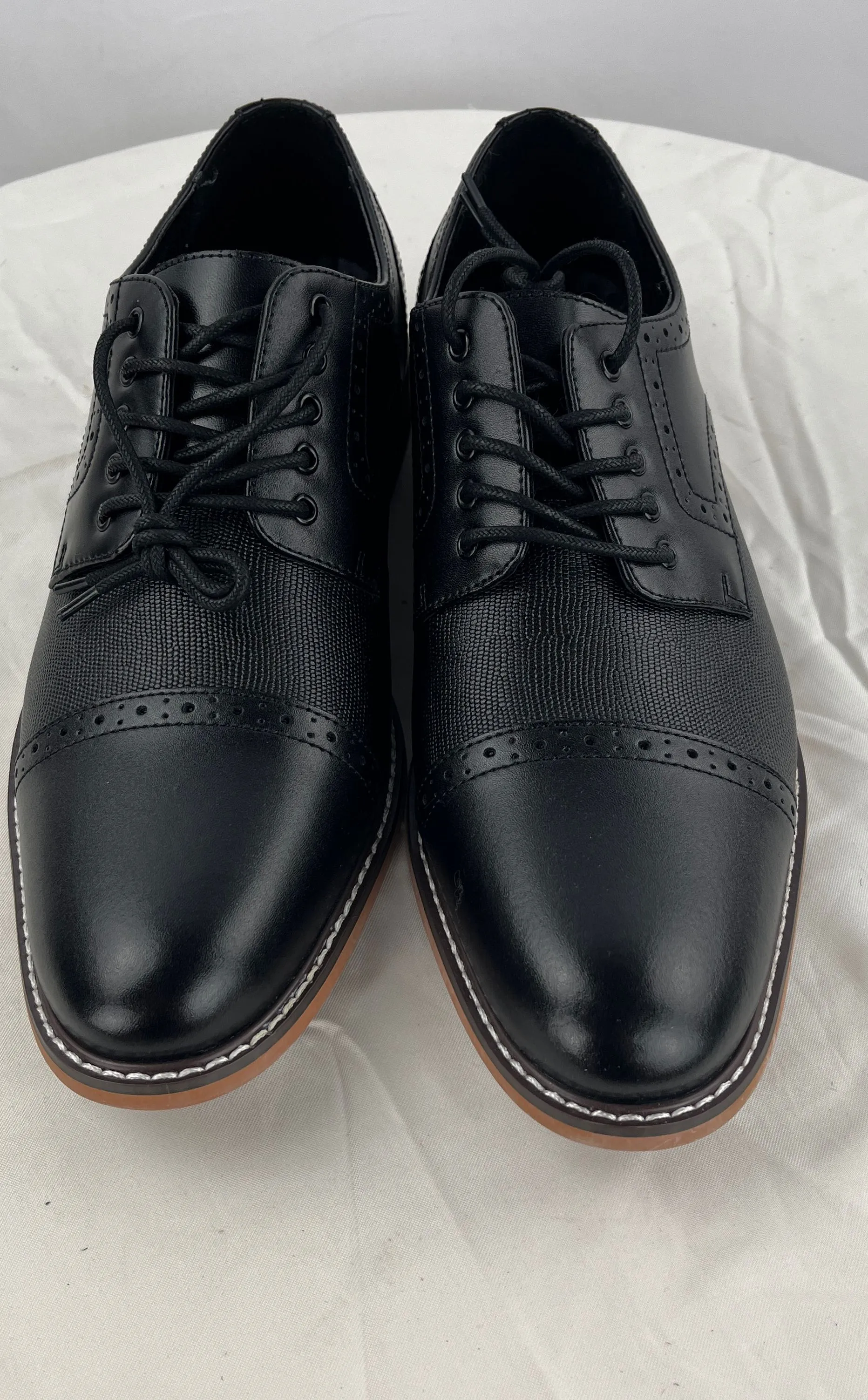 Bar III Men's Black Parker 42101 Dress Oxford Shoes Size11M NIB