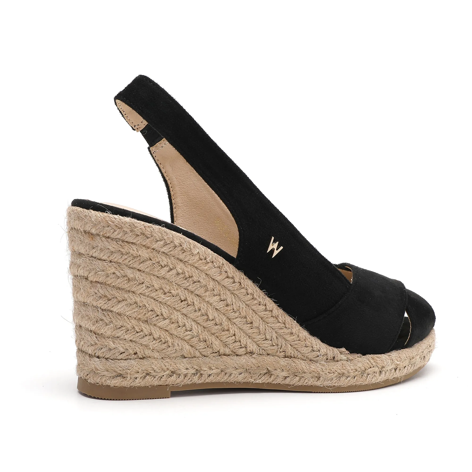 Bella Black Espadrilles