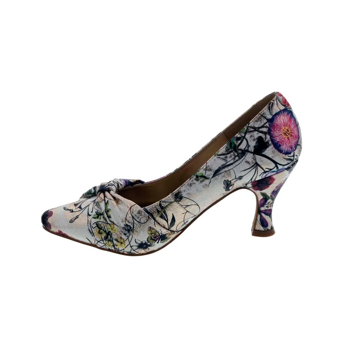 Bellini Charm Fw Women Pump Shoes In White Floral