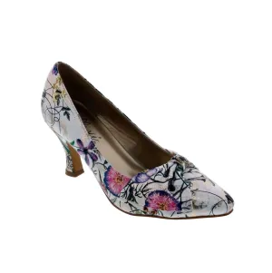 Bellini Charm Fw Women Pump Shoes In White Floral