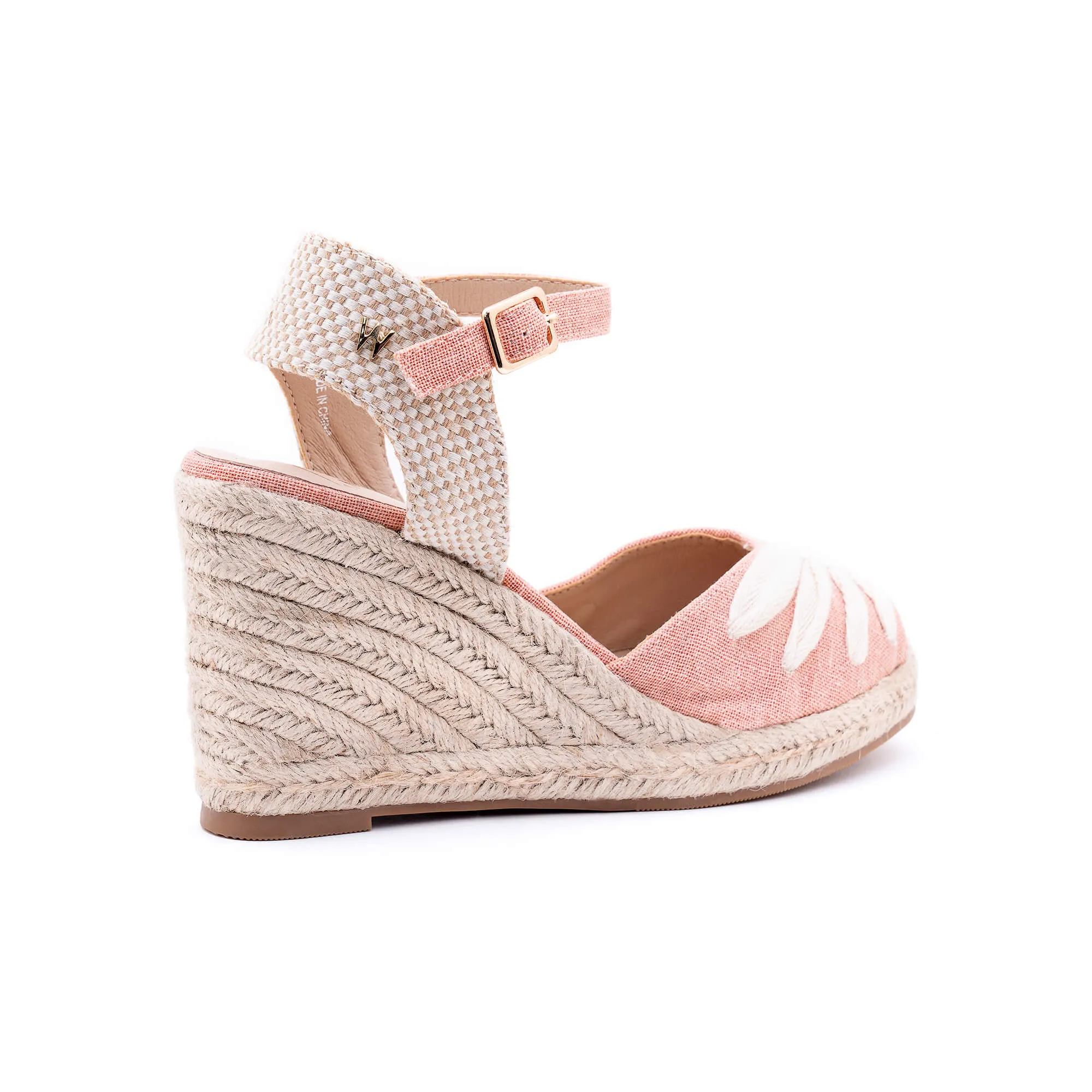 Bessy Salmon Espadrilles