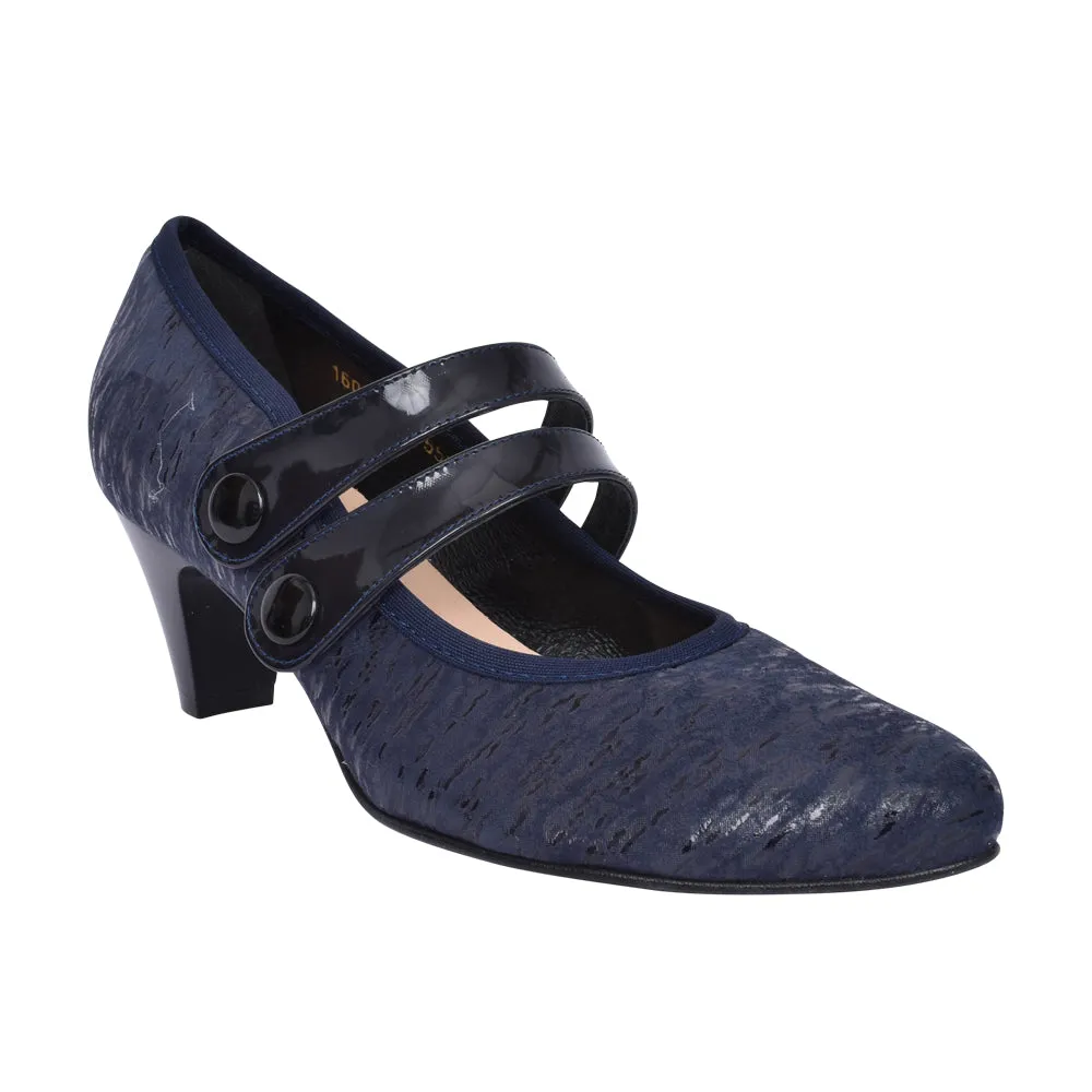 Bioeco Womens Shoe 5536 Navy Leather