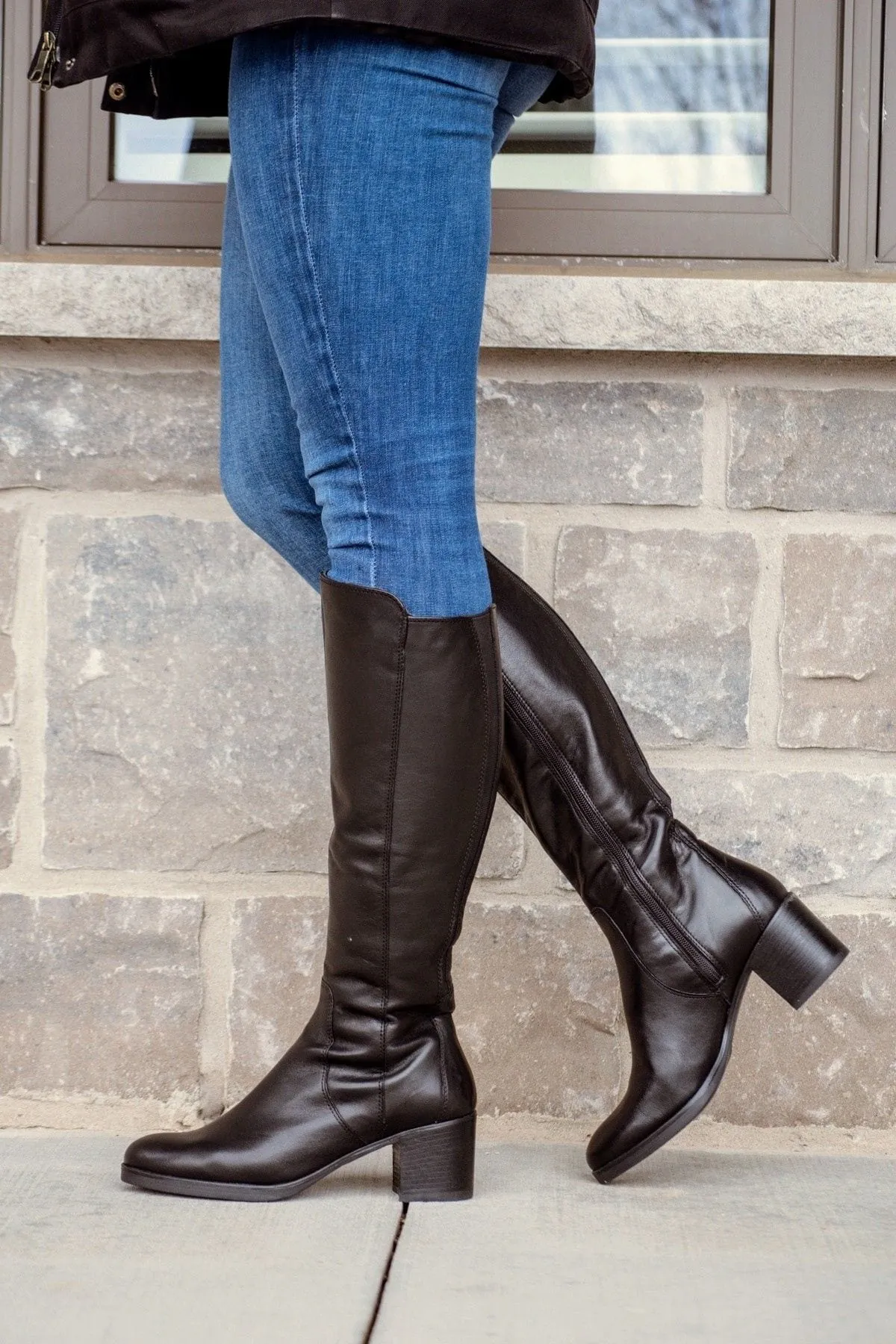 Biotime Women's Grayson Tall Boots- Black