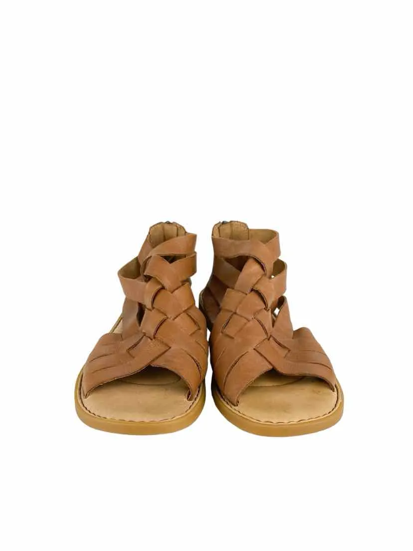 Born Women's Iwa Woven Leather Sandals Brown Size 9