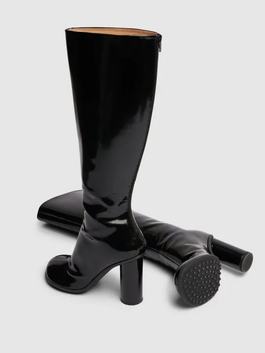 Bottega Veneta   90mm Atomic leather boots 